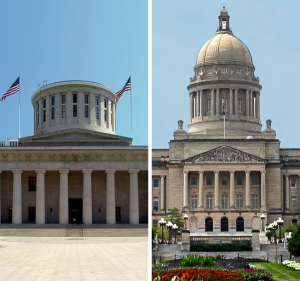 Ohio and Kentucky Capitol Buildings
