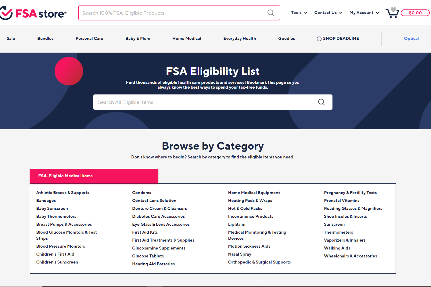 Is a Product or Service FSA Eligible? Check the List! - MedBen